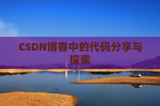 CSDN博客中的代码分享与探索